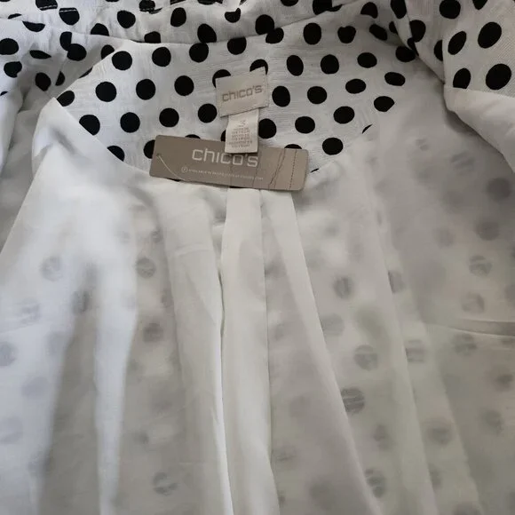 Chico's Dot Jacquard Jacket - Picture 4 of 6